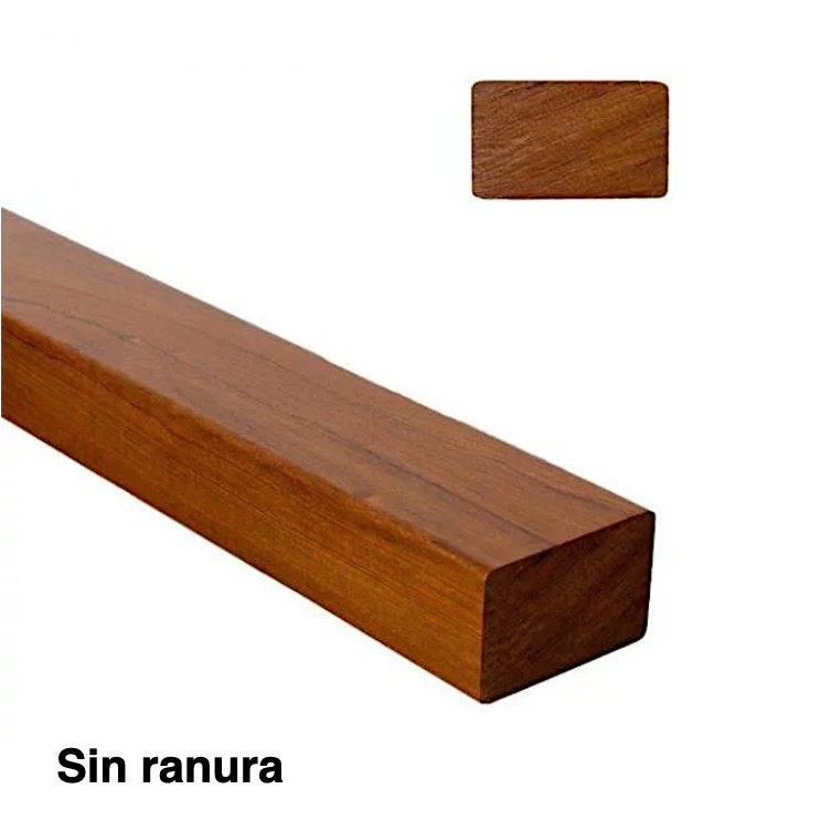 PASAMANOS DE ROBLE RECTANGULAR DE LAMINA FINGER JOINT
