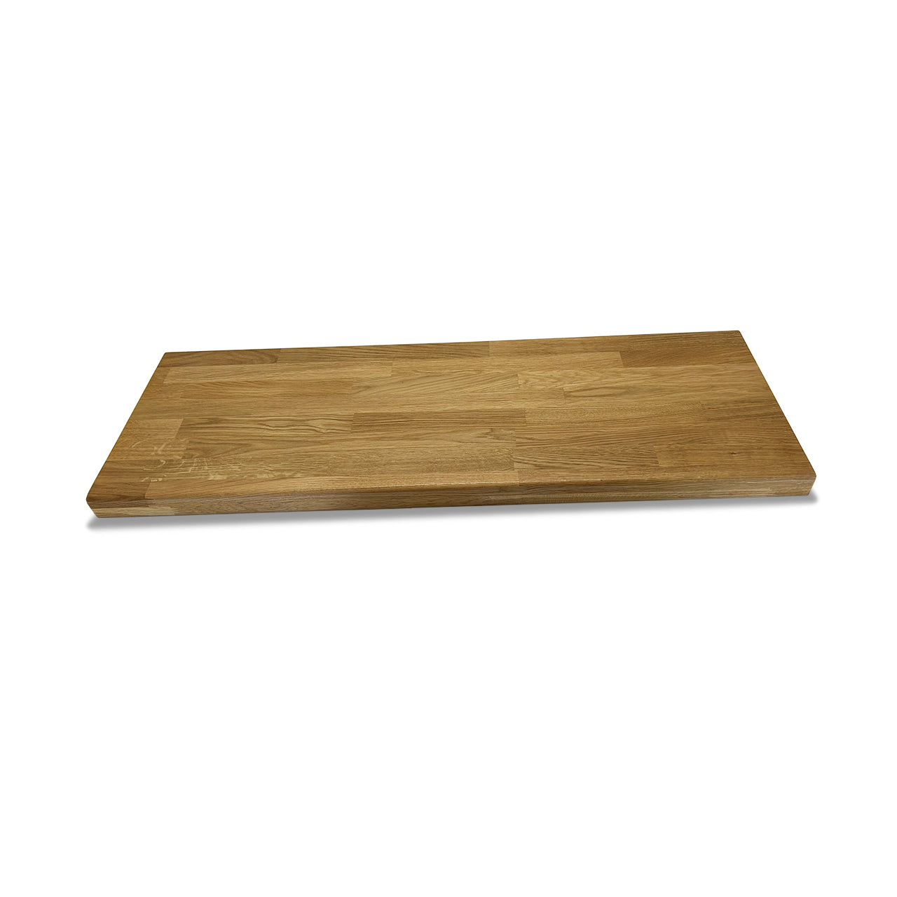 PELDAÑO DE ROBLE LAMINA FINGER JOINT (sin nudos) *BARNIZ INTENSO*