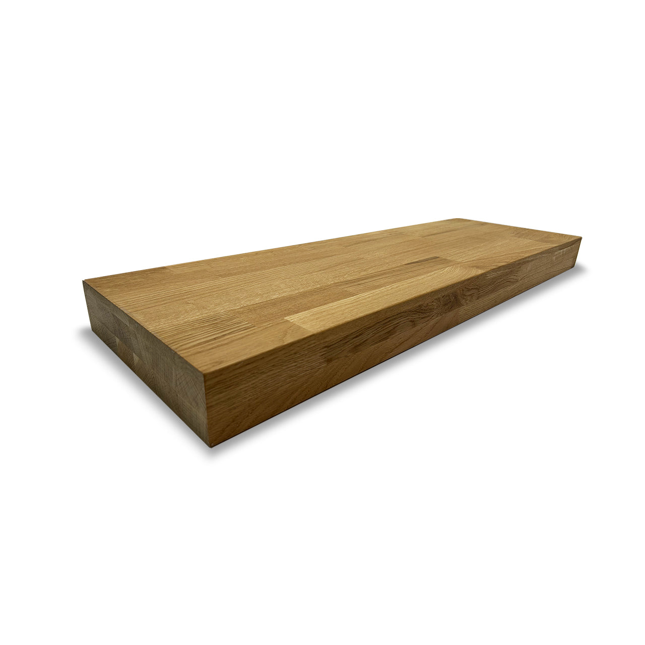 PELDAÑO DE ROBLE LAMINA FINGER JOINT (sin nudos) *BARNIZ INTENSO*