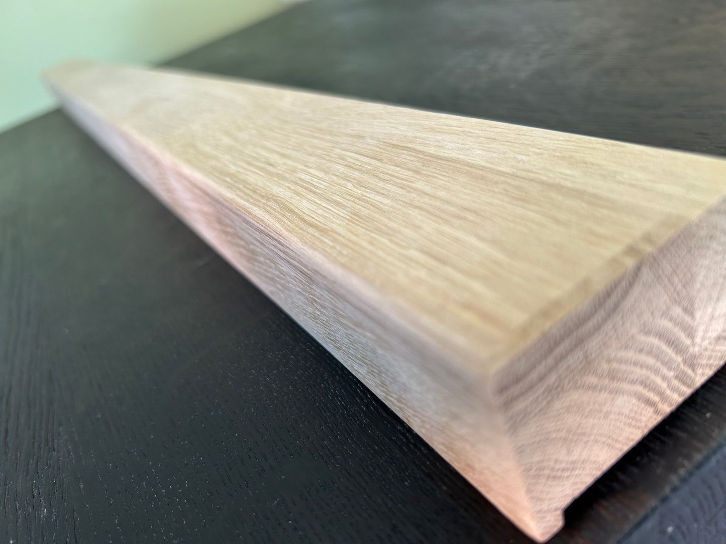 PASAMANOS DE ROBLE RECTANGULAR DE LAMINA FINGER JOINT