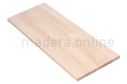 Peldaño de roble - Lamina Entera - Sin Nudos - Grosor 20 mm - Escalon Express