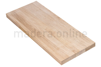 Peldaño de roble - Lamina Entera - Sin Nudos - Grosor 42 mm - Escalon Express