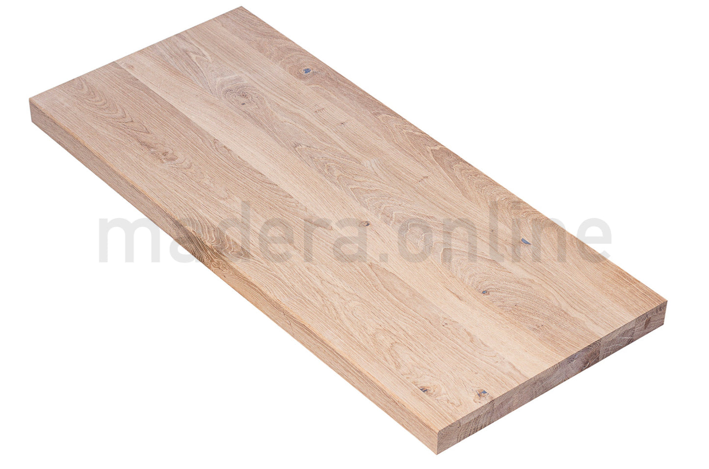 Peldaño de roble - Lamina Entera - Con Nudos - Grosor 42 mm - Escalon Express