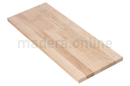 Peldaño de roble - Lamina Entera - Sin Nudos - Grosor 32 mm - Escalon Express