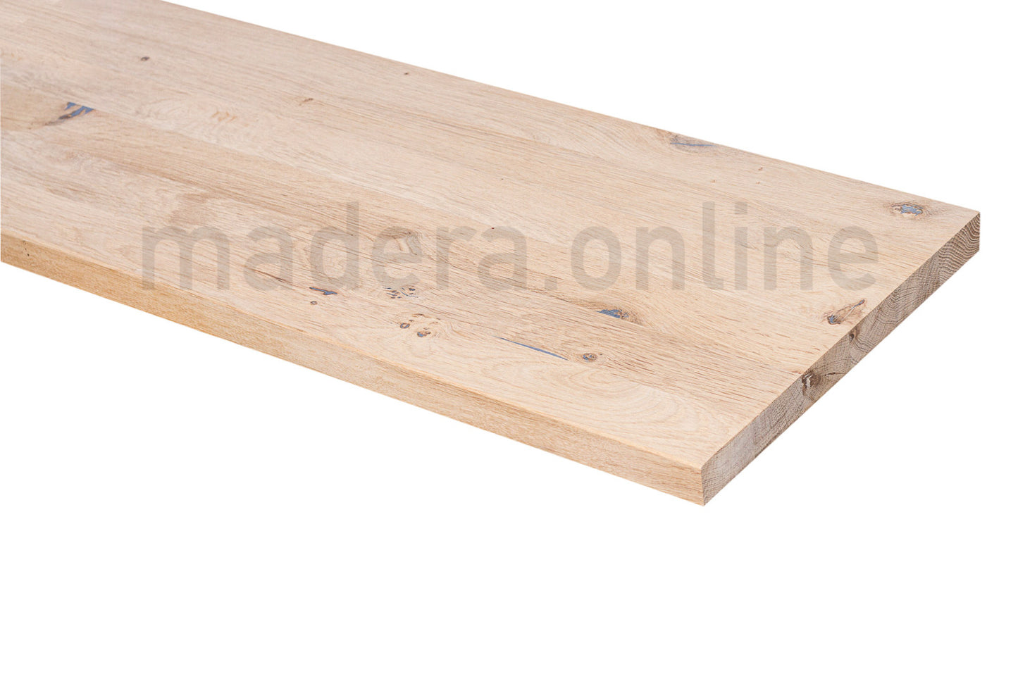 Peldaño de roble - Lamina Entera - Con Nudos - Grosor 32 mm - Escalon Express