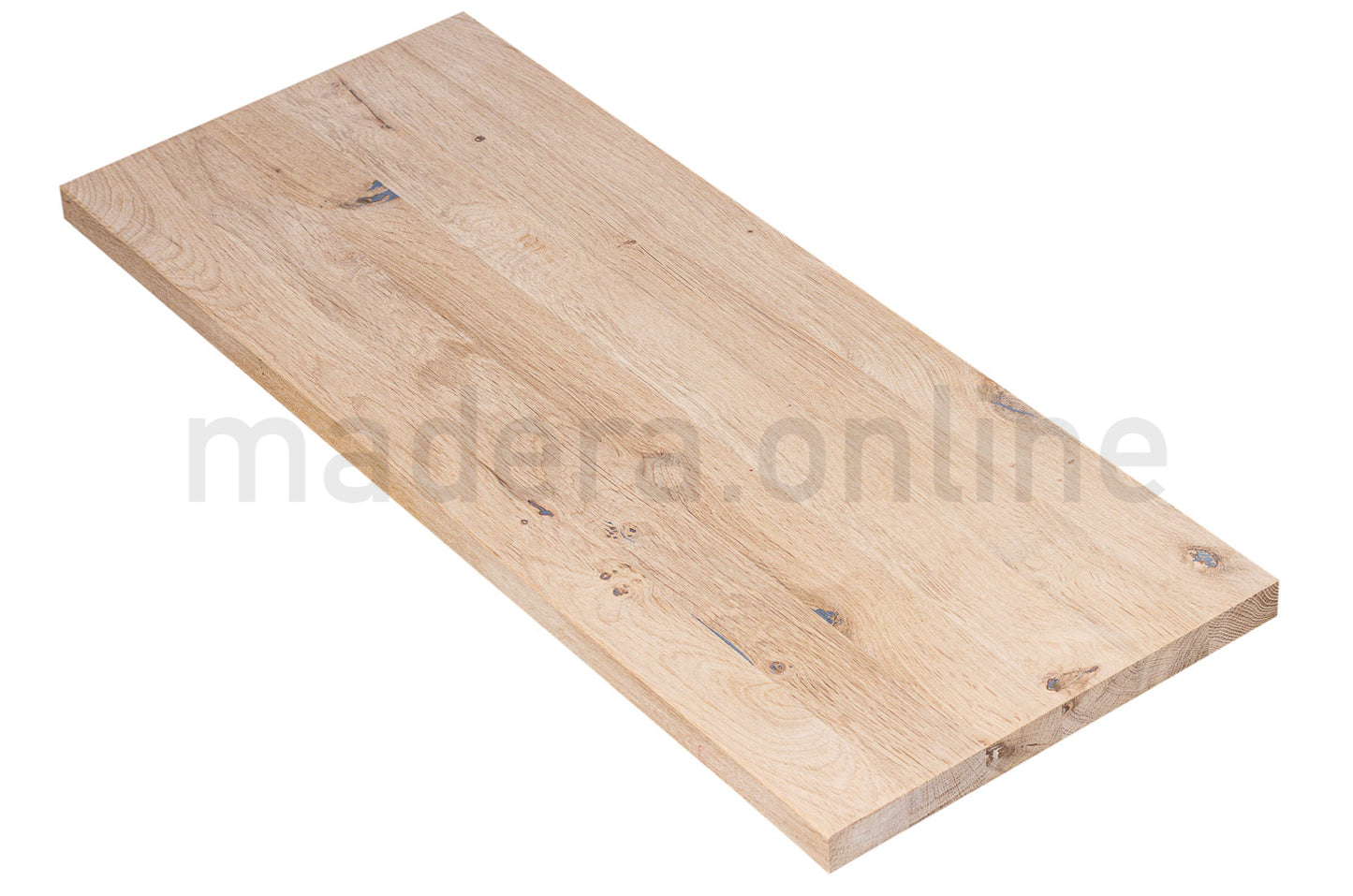 Peldaño de roble - Lamina Entera - Con Nudos - Grosor 32 mm - Escalon Express