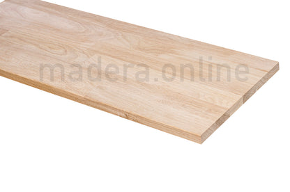 Peldaño de roble - Finger Joint - Sin Nudos - Grosor 20 mm - Escalon Express