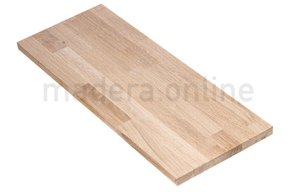 Peldaño de roble - Finger Joint - Sin Nudos - Grosor 32 mm - Escalon Express