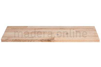 Peldaño de roble - Finger Joint - Con Nudos - Grosor 27 mm - ooaak