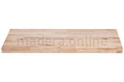 Peldaño de roble - Finger Joint - Con Nudos - Grosor 40 mm - ooaak